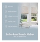 Everyday Celebration Roman Shades For Windows  Room Darkening Shades  Cordless