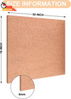 Sungift Cork Board Roll 1 4  Thick - 50 x16  Cork Rolls Self-adhesive Bulletin B