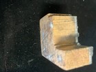 Lot Of 2 Antique Vintage Wood Metal Letterpress Printing Blocks