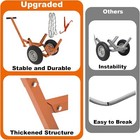 Log Dolly With Load Binder   Chain  Heavy Duty Log Skidding Arch With 16  Tires
