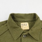 Vintage Us Army Shirt Mens Medium Olive Green Og 108 Cold Weather Field Wool 70s