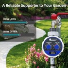 Electronic Hose Irrigation Timer  Two-dial Design  No Water Pressure Required