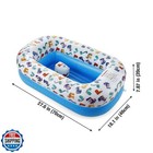 Pandaear Inflatable Dinosaur Baby Bathtub  Foldable Baby Infant Bath Tub Todd