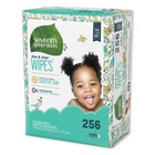 Sev 34219 7  X 7  Refill Free And Clear Baby Wipes - Wht Unscented  256 pk  New
