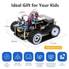 Acebott Smart Robot Tank Car Kit With Esp32 For Arduino Robotics For Kids Age   