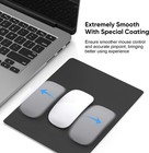 Mouse Pad  Black Premium Hard Metal Aluminum Mousepad  Double Side Waterproof Ul