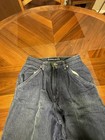 Vtg 90s Rare Y2k Grunge Nautica Baggy Blue Carpenter Jeans Size 16 28x27  Skater