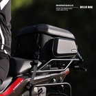 35l Waterproof Motorcycle Tail Bag With Sissy Bar Straps - Matt Black