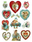 Make A Vintage Valentine Wreath Kit- Item  2822  By Judy M Johnson