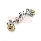Vitavon Front Axle Housing Set Cnc Alu7075 brass For Traxxas Trx-4 Trx-6 1 10