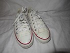 Vintage All Star Converse Low Top Made In Usa  off White Size 5 Mens boys   