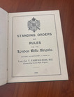 Free Ship  1939 London Rifle Brigade Standing Orders And Rules