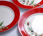 Set Of 3 Lenox Winter Song 11 5  Dinner Plates Christmas Excellent 