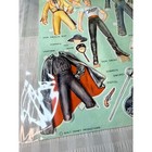 Vintage Walt Disney Productions Zorro Paper Doll Uncut Sheet Don Diego Mask Cape