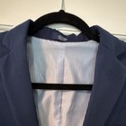 Izod Boys Blue Cotton Blazer 14 Two-button