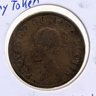 1843 Canada Nova Scotia Half Penny Token