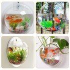  Wall-mounted Fish Bowl Flower Pot Clear Acrylic Bubble Vase Decorative Wall