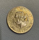 1854 French 10 Centimes Counterstamp Pears  Soap - Counter Stamped Coin