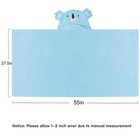 Toddler Hooded Bath Towel Ultra Soft Towel Highly Absorbent Bathrobe Blanket    