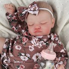 Lifelike Reborn Baby Dolls Vinyl Silicone Real Realistic Newborn Baby Girl Doll