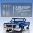 Truck Front Door Window Run Sweep Felts Weatherstrip Seals Kit Set For Chevy