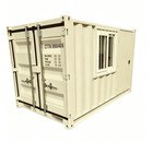 9ft Cubic Shipping Container   Lockable Door   Window   Portable Office   Storag