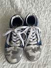 Vans Old Skool Camo Green Sneakers Youth Size 1  Low Top Skater Shoes