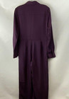 Nwt Banana Republic Women s 10 Purple Button Up Jumpsuit  Long Sleeve  150