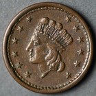 1864 Patriotic Civil War Token  54 179a Unc R-2  the Federal Union It Must    