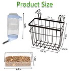 Sangle Sopffy Rabbit Hay Feeder Small Animal Feeding Set With 350ml Water Bot   
