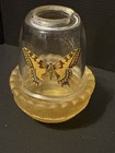 Mosser Marigold Frosted Base Courting Fairy Light Butterfly Decal On Clear Top