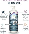 Ultra Oil Dog   Cat Supplement With Hemp  Flaxseed   Fish Oils - 32oz - For Dry