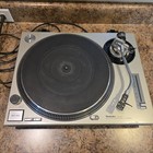 Technics Sl-1200mk2 Quartz Direct Drive Dj Turntable Silver Tested   Working
