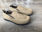 Crocs Walu Shoes Mens 11 Slip On Comfort Low Top 11270 Beachcomber Canvas Beige