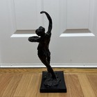 Bronze Dancer Sculpture Abstract Figure Art Statue Modern Home Decor