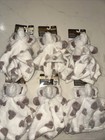 Blankets And Beyond Red Elephant White Heart Security Blanket Lovey Nunu 6 Pack