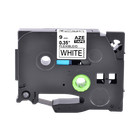 5pk 9mm Compatible With Brother Tze Tz-fx221 P-touch White Flexible Label Tape