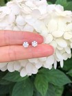 925 Sterling Silver Cz Round Stud Earrings Tiny Dainty Studs 5 5mm Men Women