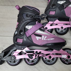      Fila Legacy Pro 80 Lady Inline Skates Women   s 6 Black violet  Lxnt Condition
