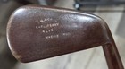 Antique Vtg Smooth Face A h  Scott Earlsferry Elie Hickory Wood Shaft Golf Club