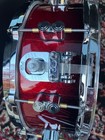 Pdp By Dw Concept Maple 14  Snare Drum Red To Black Sparkle Fade