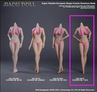 Jiaou Doll 1 6 Joq-10e-bs Seamless Female Body Big Bust Suntan 12  Action Figure