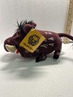 Disney The Lion King Pumba Bean Bag Plush Stuffed Animal Toy Small Brown Cute