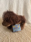 Webkinz Brown Dog Shaggy Fuzzy Fur Unused Code Perfect Condition Vhtf