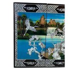 Asian Wall Decoration Wood Lacquer Mural Mother-of-pearl Inlaid Birds
