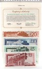 1978 Gibraltar Banknotes From Around The World Four Note Speciman Set  643 