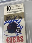 Matt Suhey Signed Last Game 12 24 1989 Ticket Chicago Bears Psa dna
