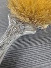 Vintage Victorian Sterling Silver Flower Ladies Hairbrush Mary