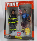 Fdny Firefighter 9 11 Tribute New York   s Bravest Collectible Action Figures Nos