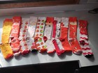 Girl Knee High Socks 1 Size Multicolor Fall  Thanksgiving  Pumpkin Theme 11 Pair